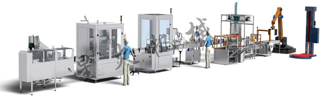 6000瓶/小時(shí)高速灌裝生產(chǎn)線