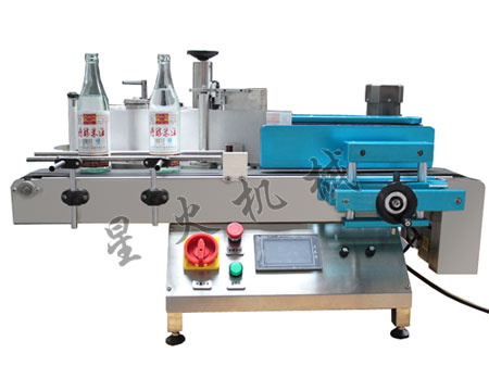 全自動立式圓瓶定位貼標(biāo)機(jī)